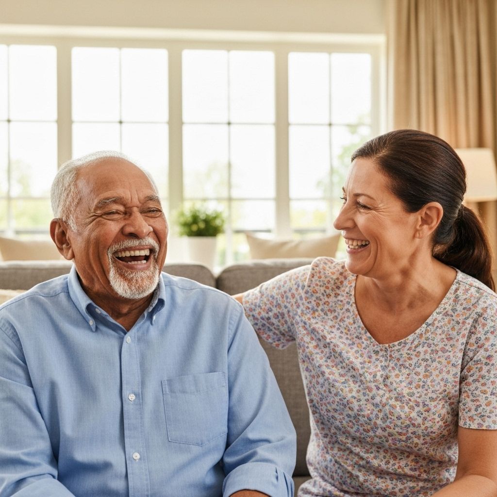 Caregiver with client